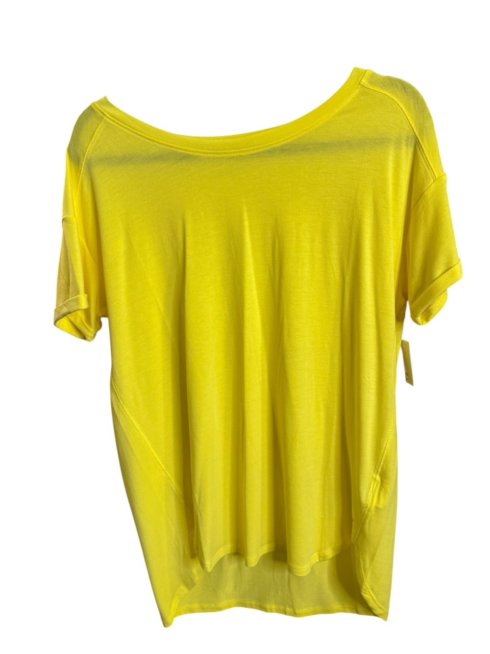 ❤️ NWT Amazon Essentials Women's Scoop Neck Short Sleeve Top - Yellow Size M